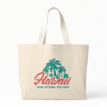 Benutzerdefinierter Text Hawaii Totbeutel