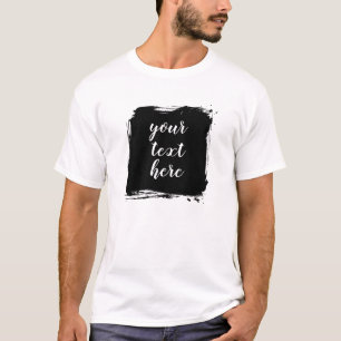 Benutzerdefinierter Text Hochladen Logo oder Foto T-Shirt