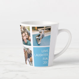 Benutzerdefinierter Text Ihrer FOTOS Milchtasse