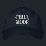 Benutzerdefinierter Text im Chill-Modus Entlaste V Bestickte Baseballkappe<br><div class="desc">Mit der bestickten Kappe "Chill Mode" können Sie sich mühelos zurücklehnen. Dieser verstellbare Seemann bringt entspannte Atmosphäre und individuellen Flair in Ihren Alltag. Ideal für entspannte Tage oder lässige Ausflüge,  komfortabel und cool - in einem Stich geheftet.</div>