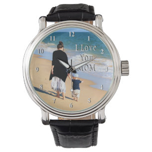 Benutzerdefinierter Text im Foto anzeigen - I Lieb Armbanduhr
