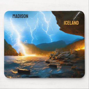 Benutzerdefinierter Text Island Mousepad