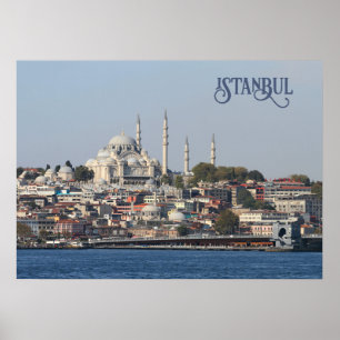 Benutzerdefinierter Text Istanbul Poster