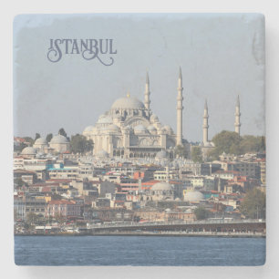 Benutzerdefinierter Text Istanbul Steinuntersetzer