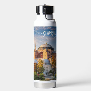 Benutzerdefinierter Text Istanbul Trinkflasche