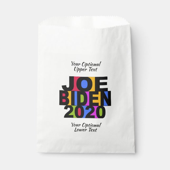 Benutzerdefinierter Text JOE BIDEN 2020 Gefälligke Geschenktütchen (Vorderseite)