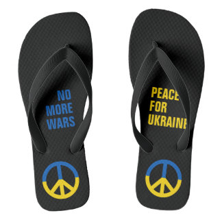Benutzerdefinierter Text Keine Kriege Frieden für  Flip Flops