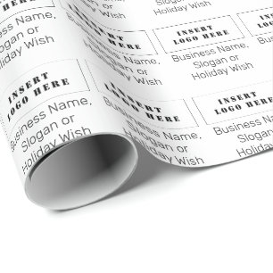 Benutzerdefinierter Text, Logo-Umschlagpapier für  Geschenkpapier
