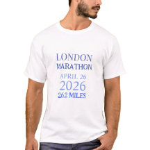 Benutzerdefinierter Text London 2023 Marathon T-Sh