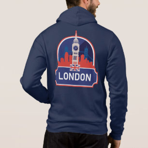 Benutzerdefinierter Text London Hoodie