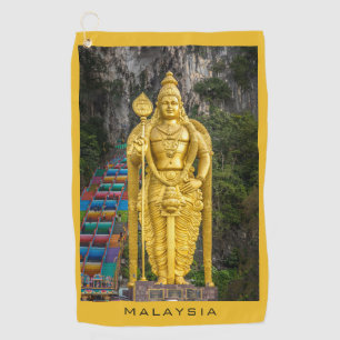 Benutzerdefinierter Text Malaysia Golfhandtuch