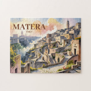 Benutzerdefinierter Text Matera Italien Reise Sass