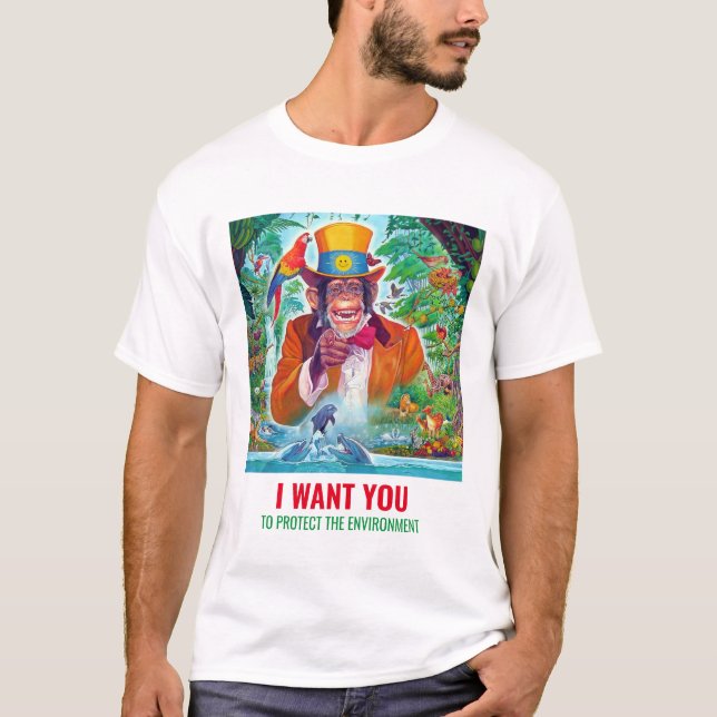 Benutzerdefinierter Text Moderne Vorlage Ich Wollt T-Shirt (Vorderseite)