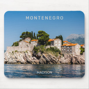 Benutzerdefinierter Text Montenegro Mousepad