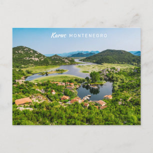 Benutzerdefinierter Text Montenegro Postkarte