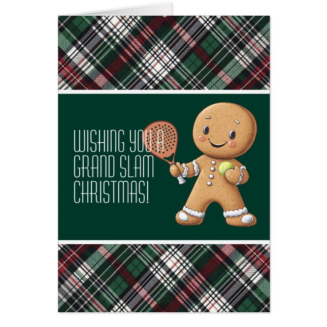 🎾 🎄 benutzerdefinierter Text, Padel Powered Chri (Vorne)