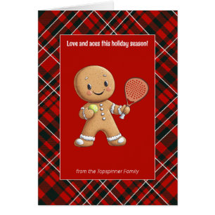 🎾 🎄 benutzerdefinierter Text, Padel Powered Chri