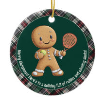 🎾 🎄 benutzerdefinierter Text, Padel Powered Chri