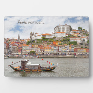 Benutzerdefinierter Text Porto Portugal Fotoplatte
