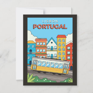 Benutzerdefinierter Text - Portugal Postkarte