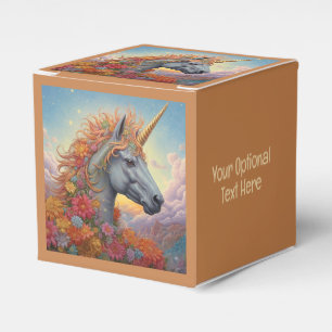 Benutzerdefinierter Text Schönes Einhorn Geschenkschachtel