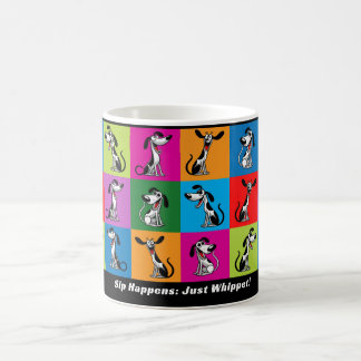 Benutzerdefinierter Text-Sip passiert: Just Whippe Kaffeetasse