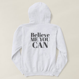 Benutzerdefinierter Text Stilvoll Modern Minimal W Hoodie
