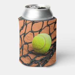 Benutzerdefinierter Text-Tennis Dosenkühler