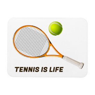 Benutzerdefinierter Text-Tennis Magnet