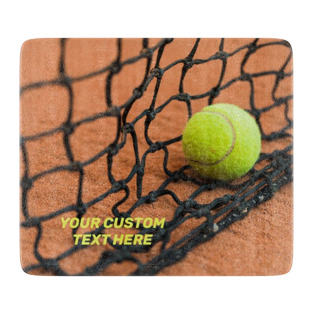 Benutzerdefinierter Text-Tennis Schneidebrett (Vorderseite)