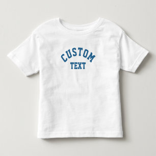 Benutzerdefinierter Text Varsity Americana geschle Kleinkind T-shirt