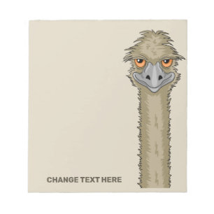 Benutzerdefinierter Text von Emu Notizblock