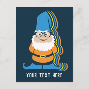 Benutzerdefinierter Textgarten Postkarte