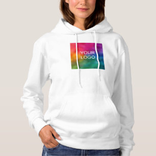 Benutzerdefinierter TextLaden Sie Ihre Logofrauen Hoodie