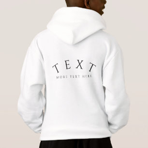 Benutzerdefinierter Textname Kinder Boys modern zw Hoodie