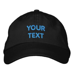 Benutzerdefinierter Textname Stickende Baseballkap Bestickte Baseballkappe