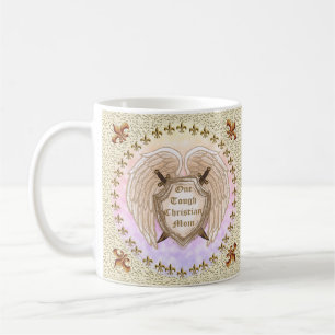 Benutzerdefinierter Tough Christian Mom Becher Kaffeetasse
