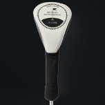 Benutzerdefinierter Trauzeuge Golf Headcover<br><div class="desc">Erstellen Sie Ihr eigenes Clubcover. Personalisiert mit Ihrem eigenen Text. Sie können dieses Design weiter anpassen,  indem Sie den Link "Weitere Anpassung" auswählen,  falls gewünscht.</div>