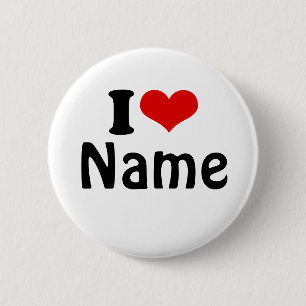 Benutzerdefinierter Valentinstag I Liebe Herz Button