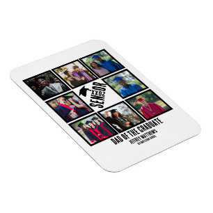 Benutzerdefinierter Vater des Senior-Absolventen 8 Magnet