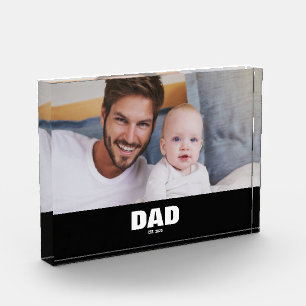 Benutzerdefinierter Vater etabliert modern Fotoblock