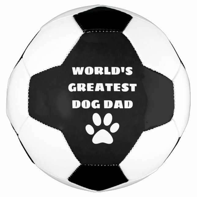 Benutzerdefinierter Vater für personalisierte Hund Fußball (Vorderseite)
