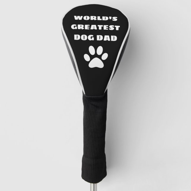 Benutzerdefinierter Vater für personalisierte Hund Golf Headcover (Vorderseite)