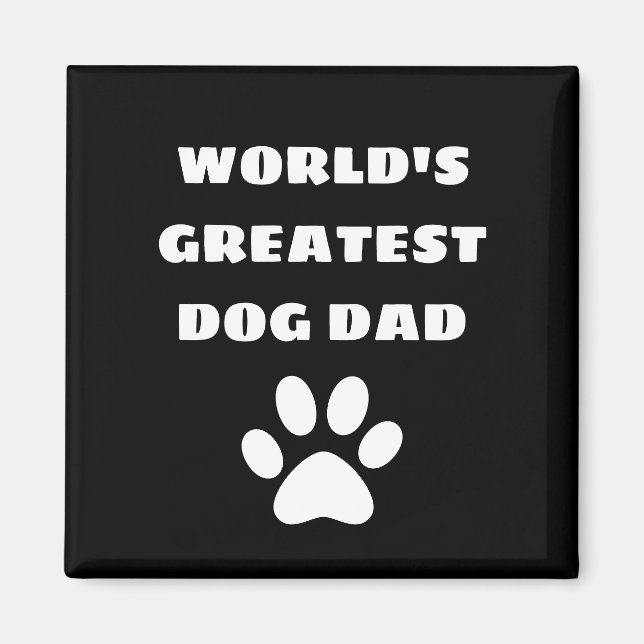 Benutzerdefinierter Vater für personalisierte Hund Magnet (Vorne)