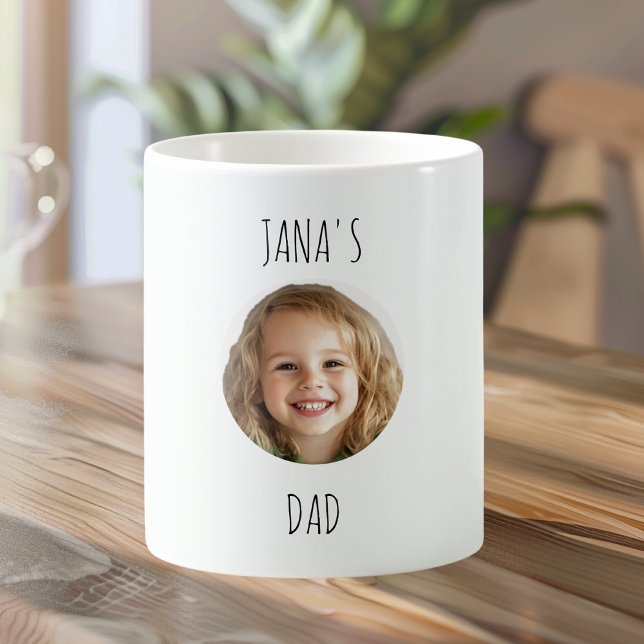 Benutzerdefinierter VATER | Personalisiertes Foto  Kaffeetasse (Von Creator hochgeladen)