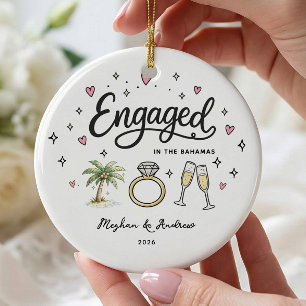 Benutzerdefinierter Verlobungs-Schmuck für eine In Keramik Ornament