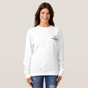 Benutzerdefinierter verrückter Yorkie bestickter D Besticktes Sweatshirt