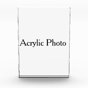 benutzerdefinierter vertikaler Acrylblock Fotoblock
