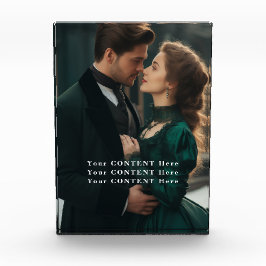 Benutzerdefinierter vertikaler Foto-Block - Bild u Fotoblock