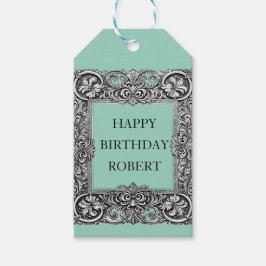 Benutzerdefinierter Viktorianischer Scrollrahmen - Geschenkanhänger